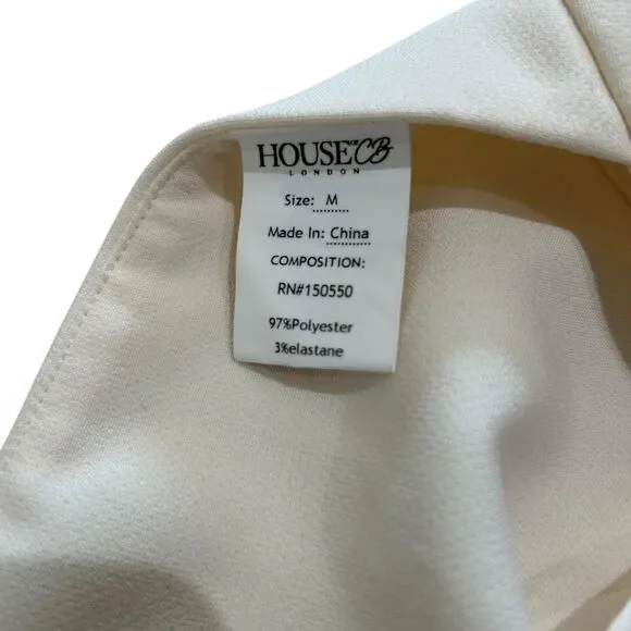 House of CB Cream Crop Top - Picture 5 of 8